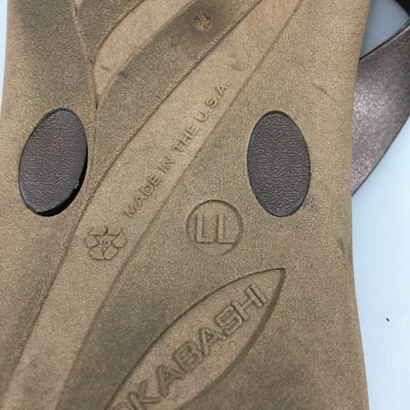 Okabashi LL 11 Breeze Brown Flip-Flops Sandals Vegan Non-Marking - Picture 6 of 6